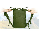 Mochila Tática Sobrevivente 50 Litros - Deser, Preta e Verde