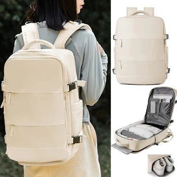 Mochila 40L Bagagem de Mão Expansiva Resistente para Viagem