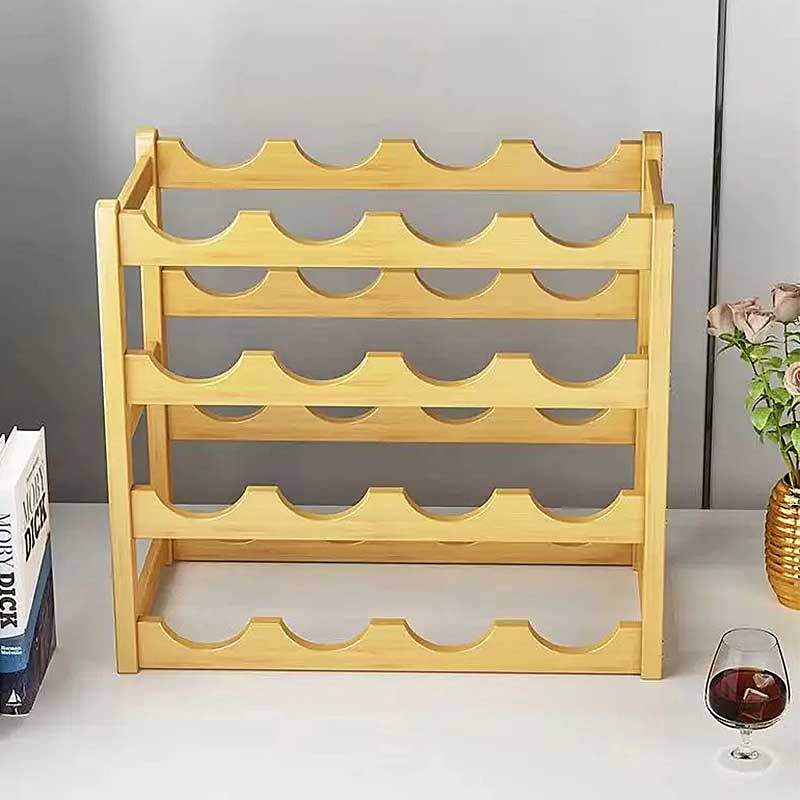 Suporte para Vinhos de Madeira Adega