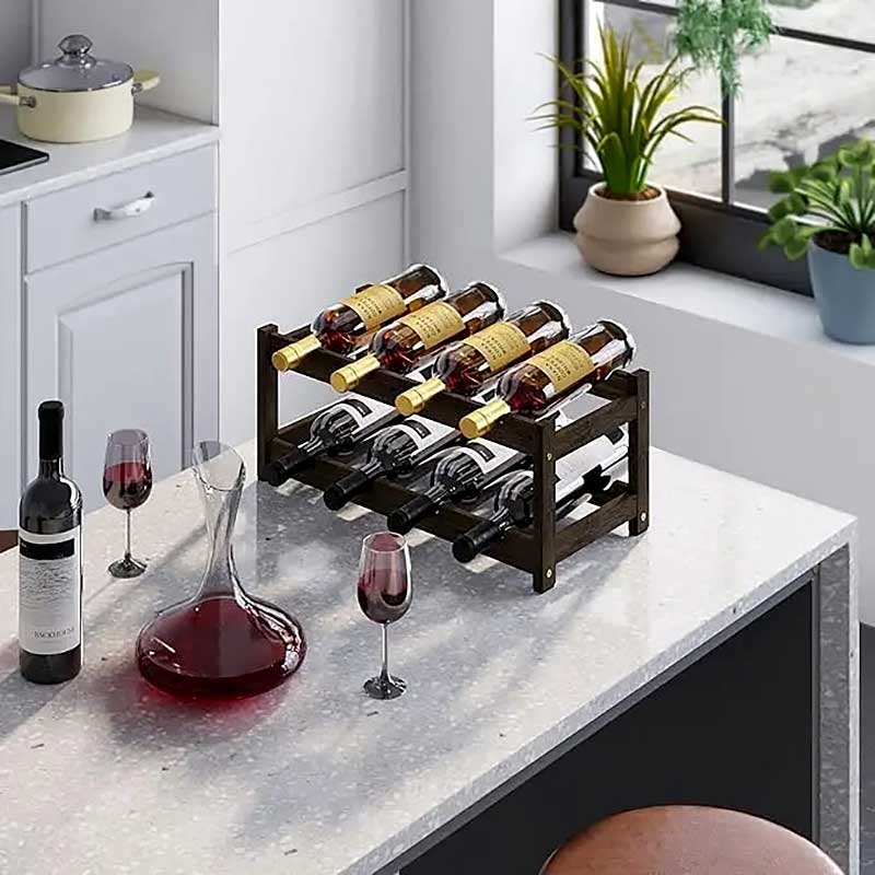 Suporte para Vinhos de Madeira Adega