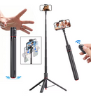 Tripé de Selfie Extensível - Invista em Você. Ideal para seus vídeos e fotos.